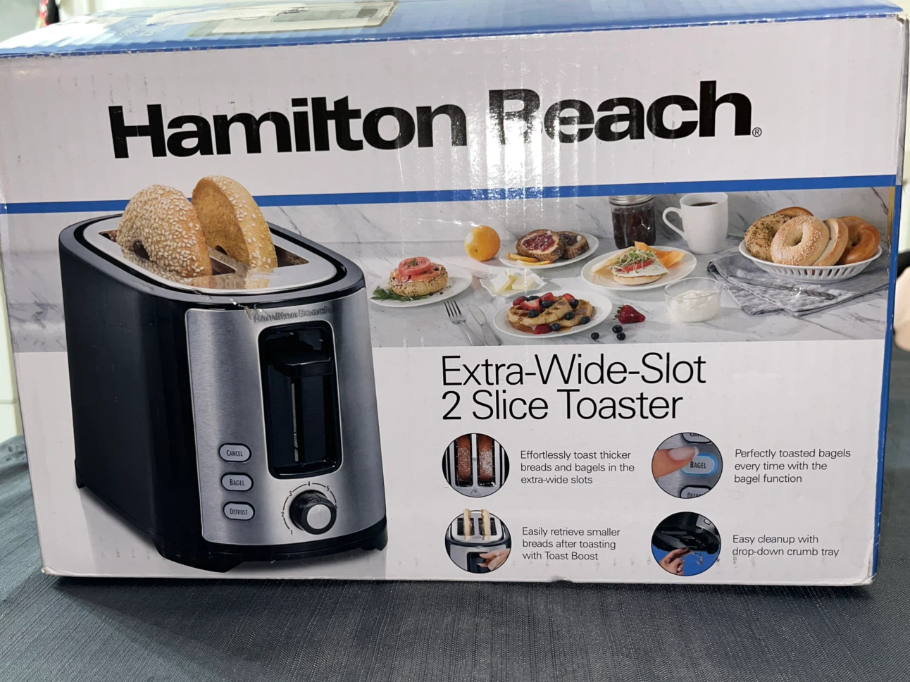 Hamilton Beach Extra-Wide Slot 2 Slice Toaster