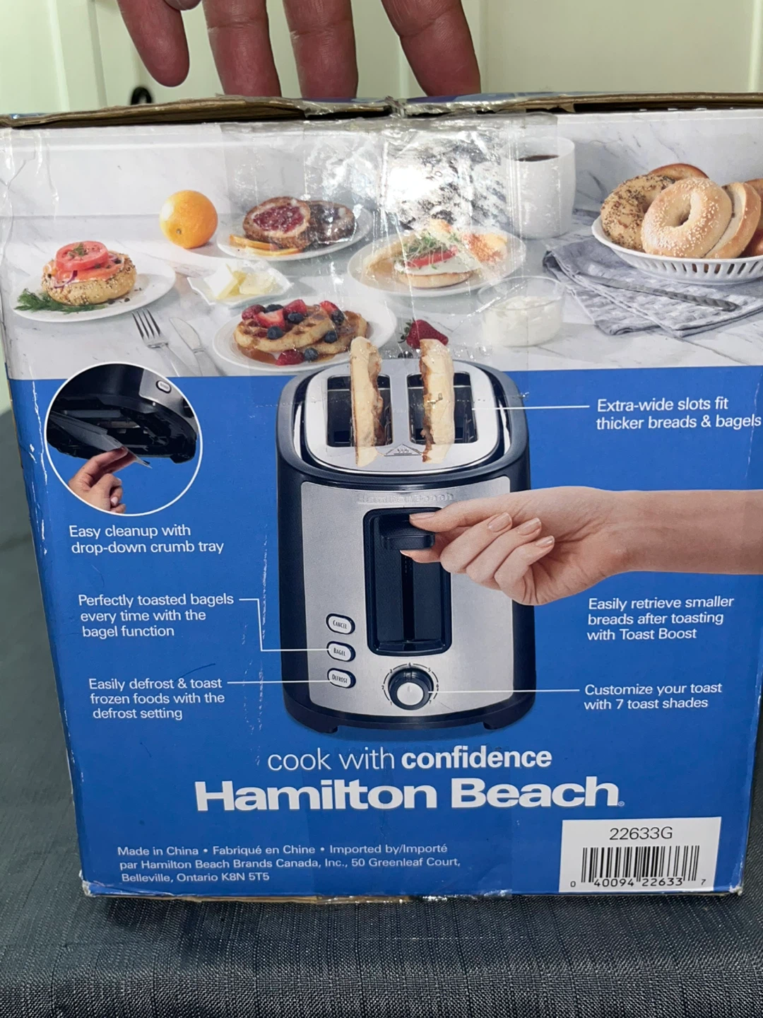 Hamilton Beach Extra-Wide Slot 2 Slice Toaster - photo 2