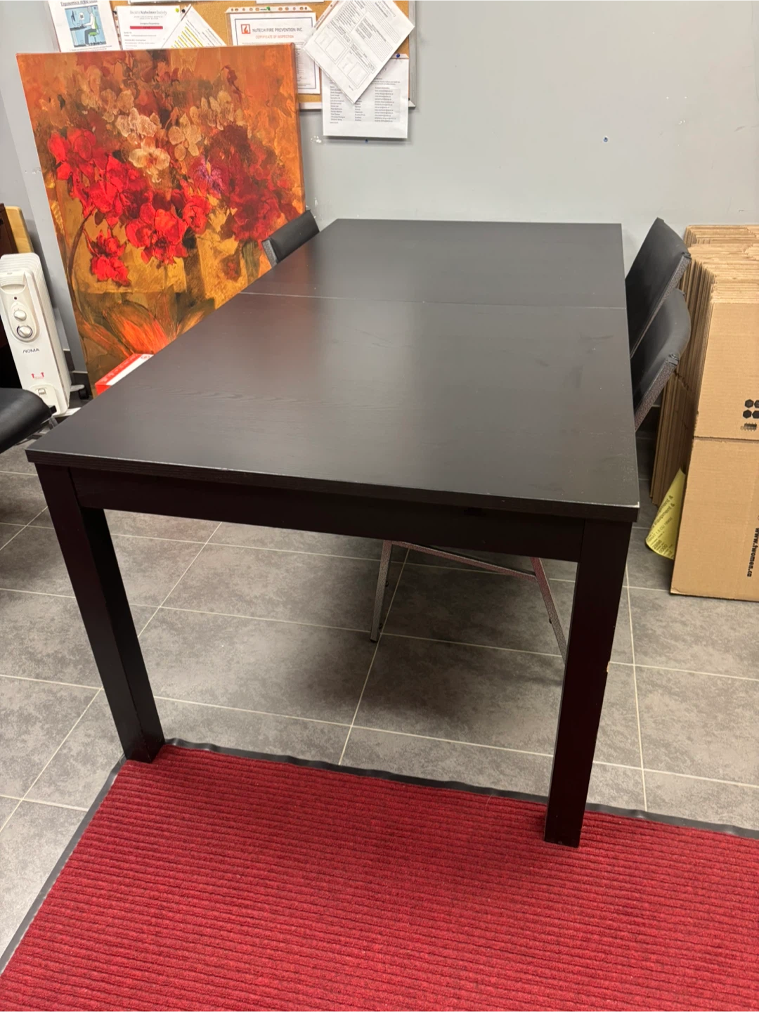 Black Dining Table