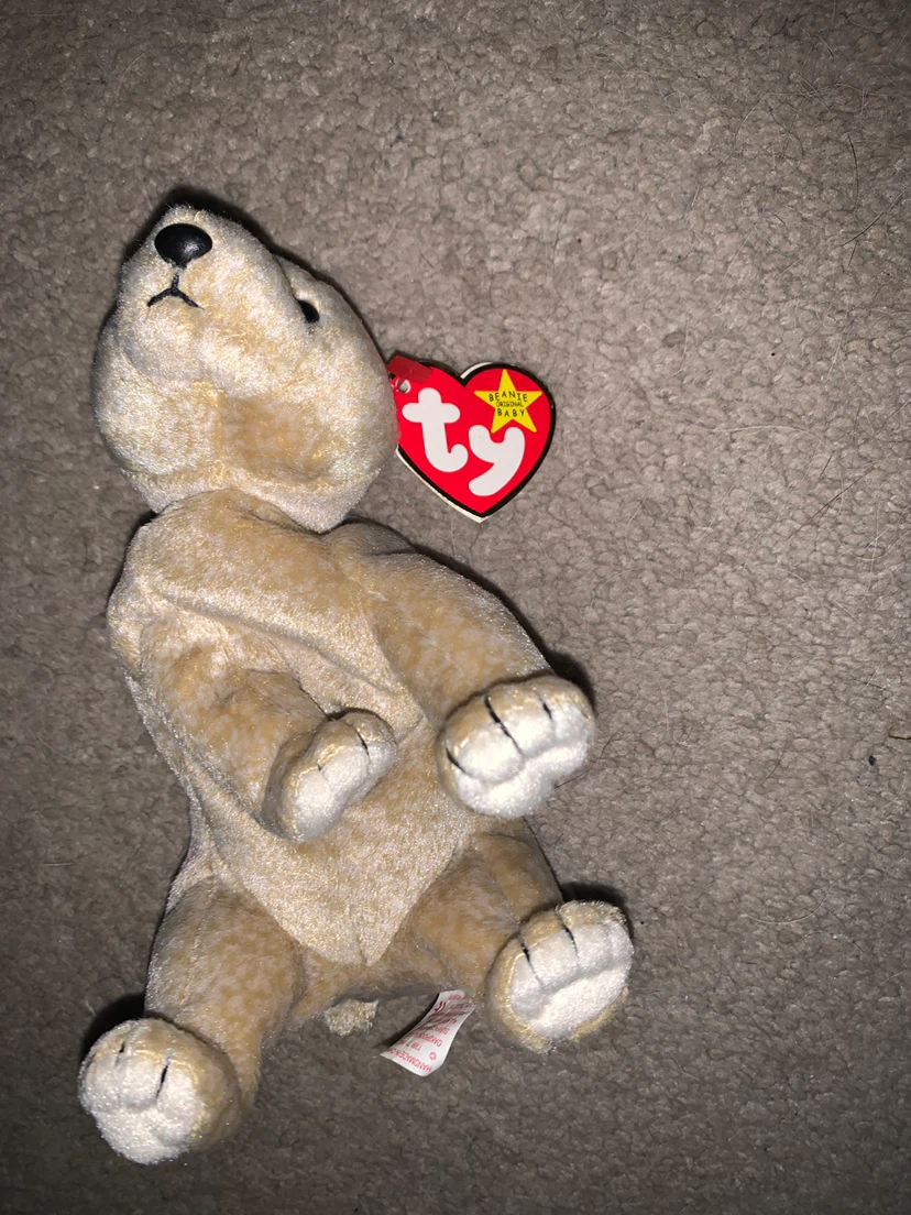 Ty Beanie Baby Almond Bear