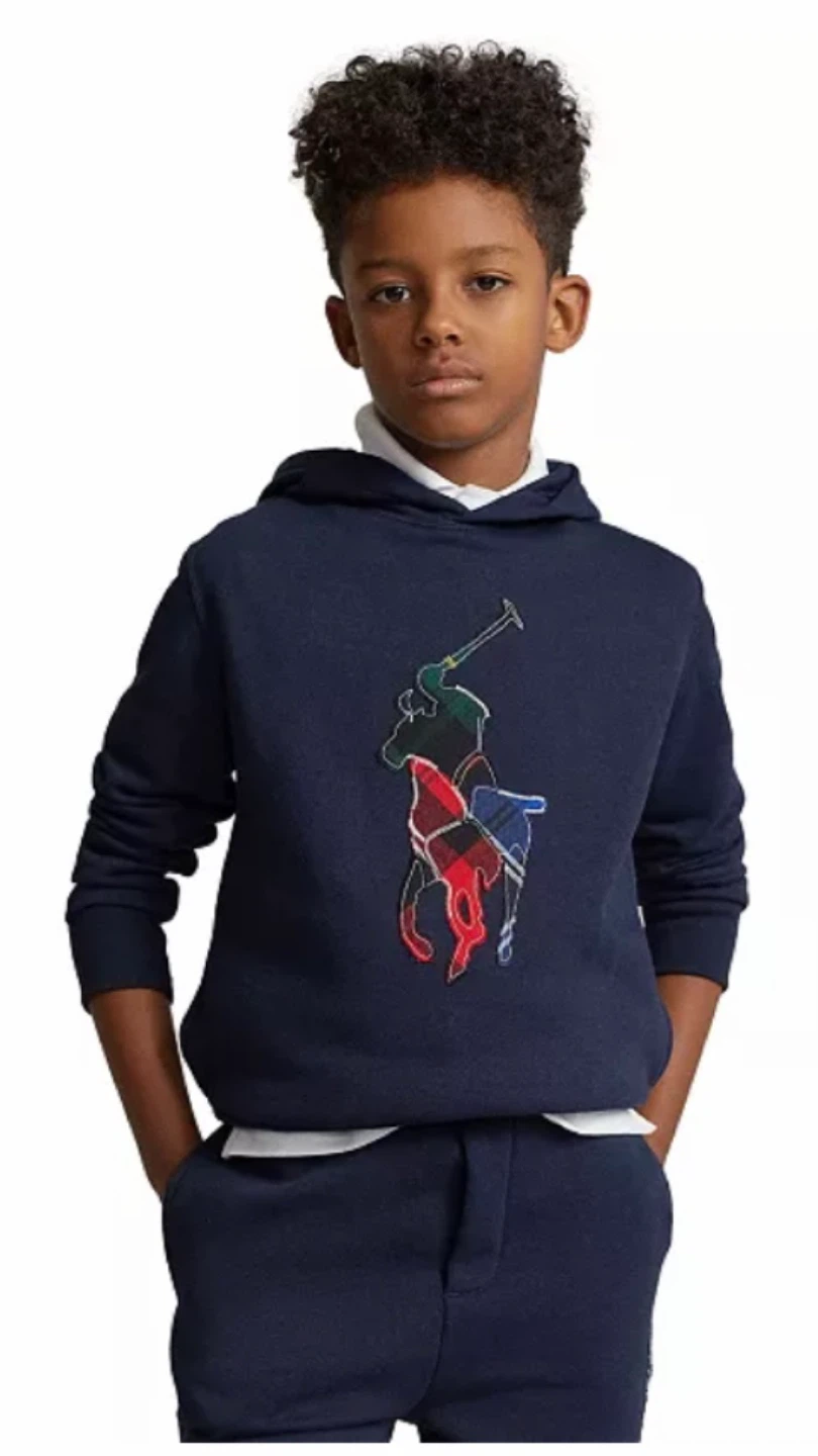 Boy’s Polo Ralph Lauren Navy Hoodie - Size 4/4T