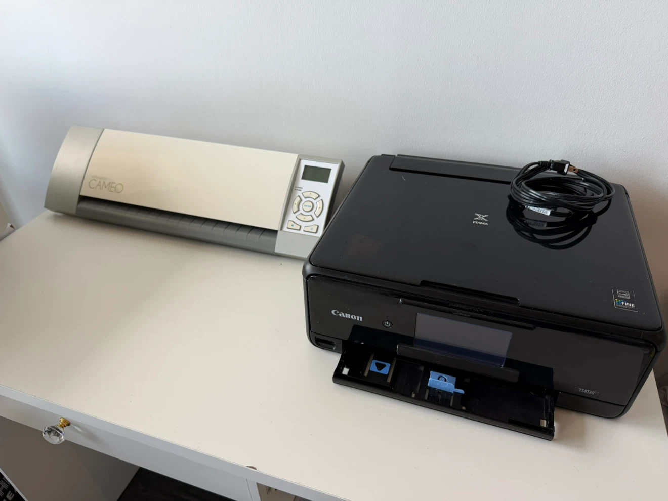 Inkjet Printer + Laser Printer + Silhouette Cameo