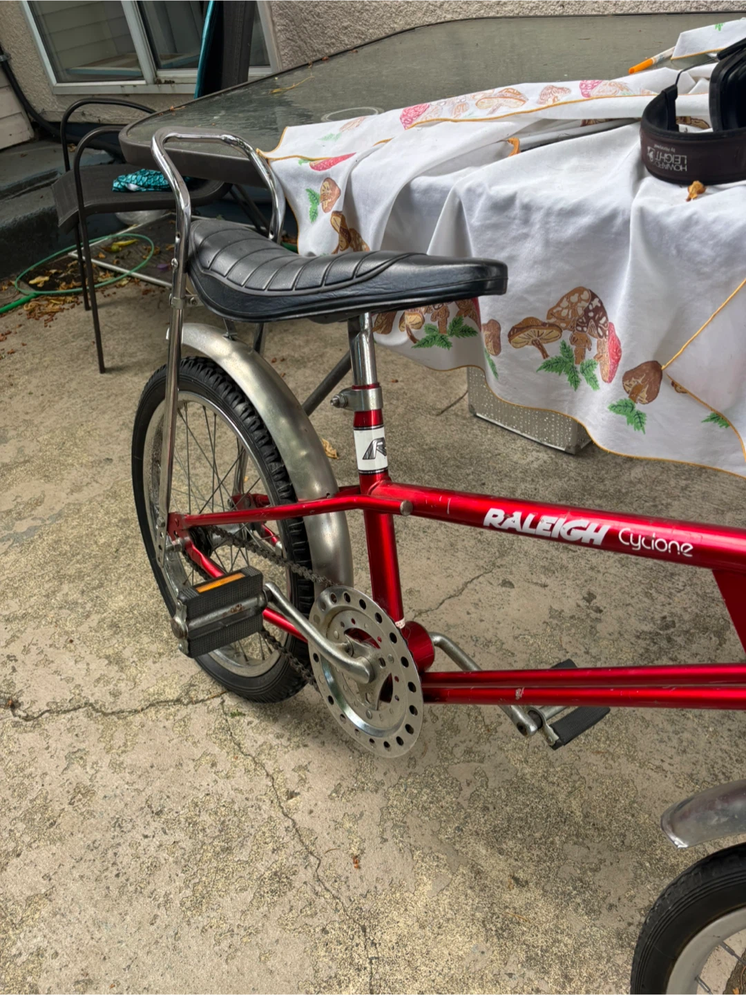 Red Raleigh Chopper Cyclone Bicycle