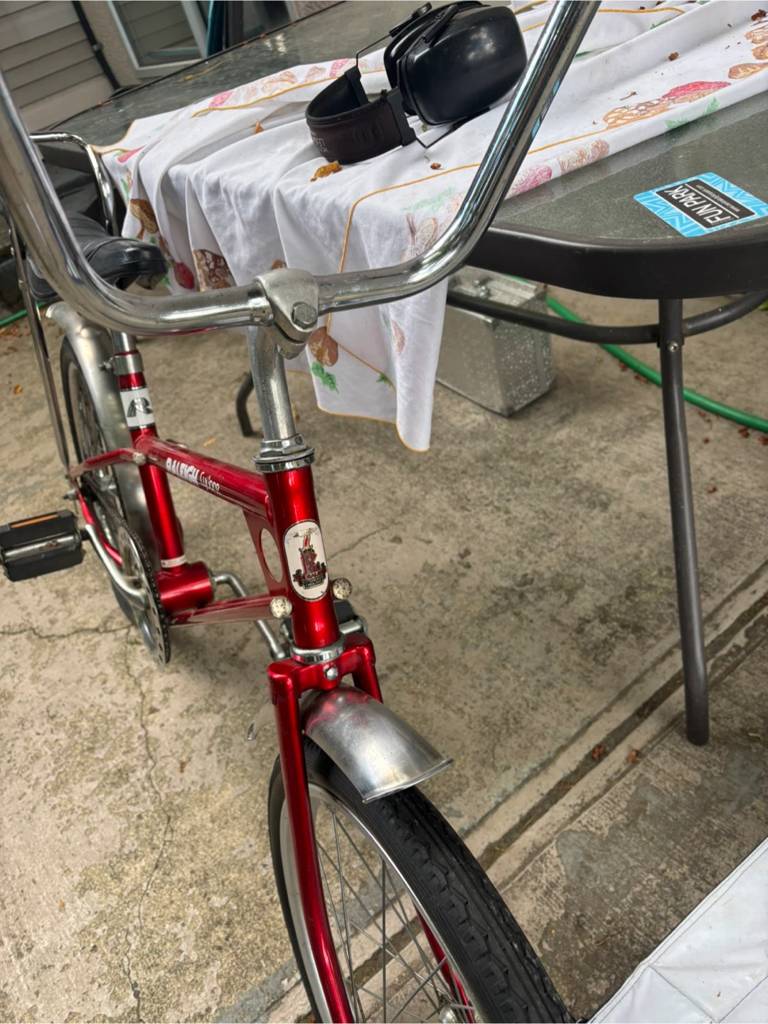 Red Raleigh Chopper Cyclone Bicycle - photo 4