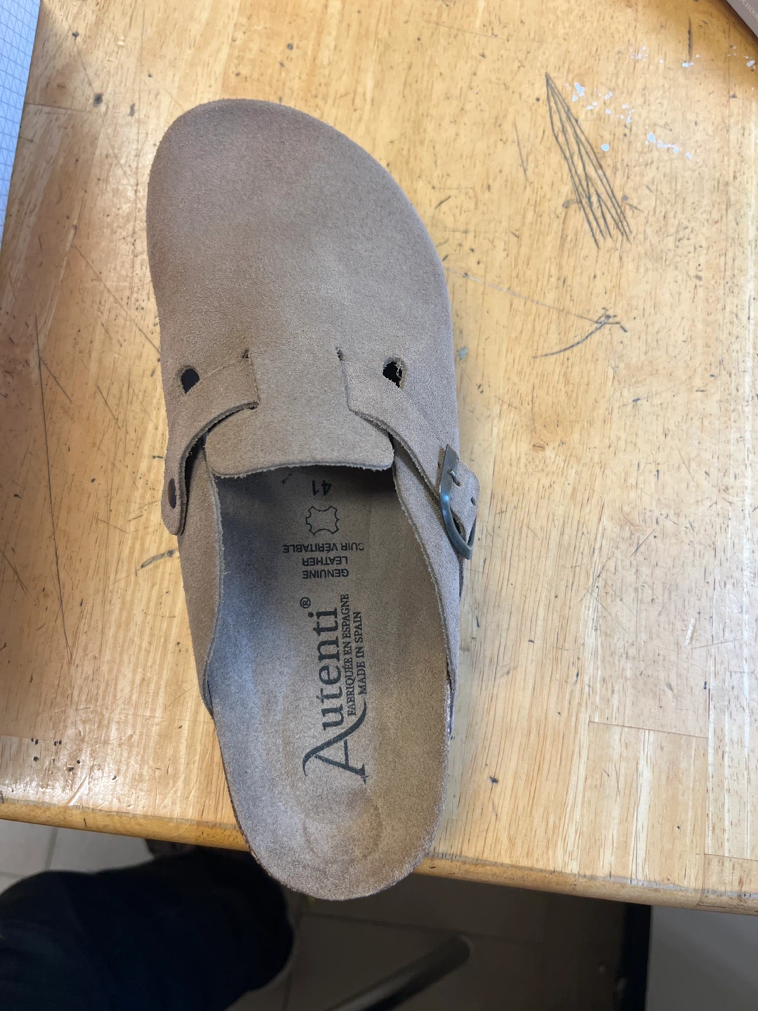 Autenti Genuine Leather Clogs Size 41 - photo 4