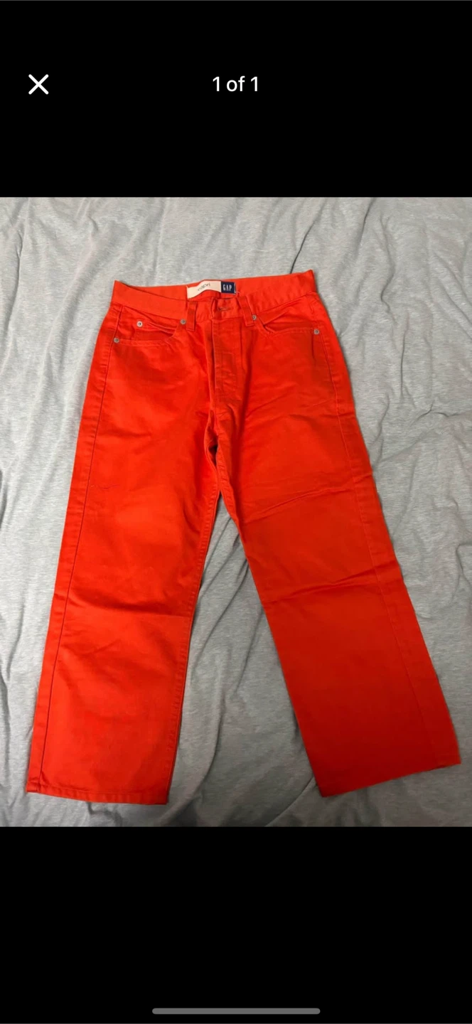 GAP pretty orange jeans (size S women’s)