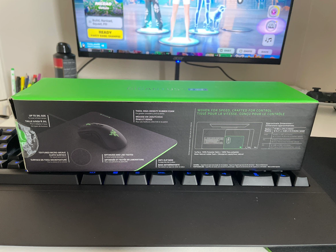 Razer Gigantus V2 Medium Soft Gaming Mouse pad brand new sealed - photo 2