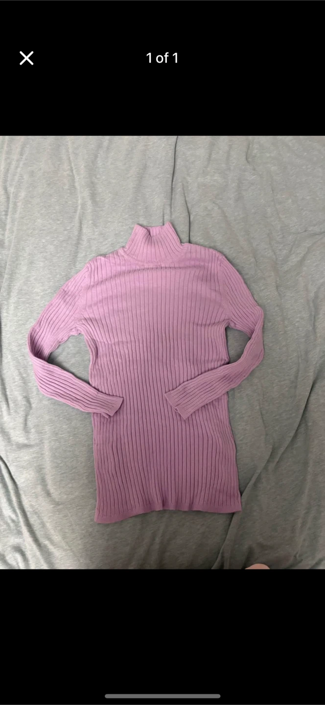 Peter Nygard sweater, purple + stretchy! (Size S women’s)