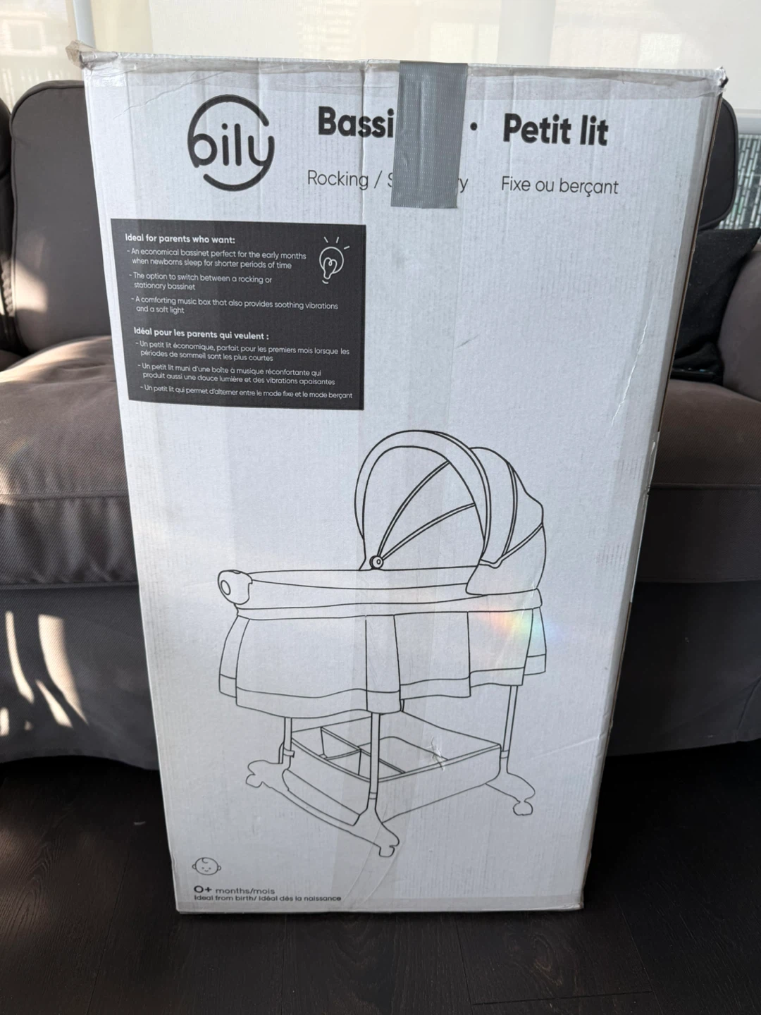 Bily Bassinet Petit Lit Rocking Bassinet
