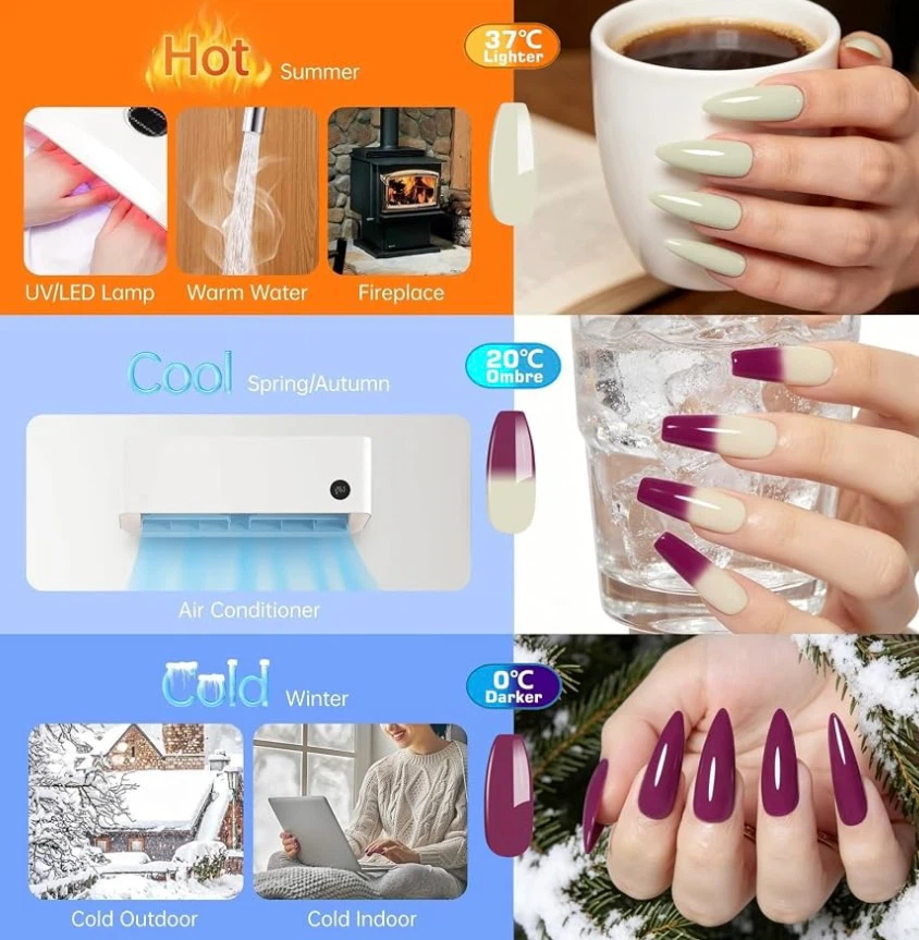 Likomey Temperature Changing Gel Nail Polish WB427 - photo 5