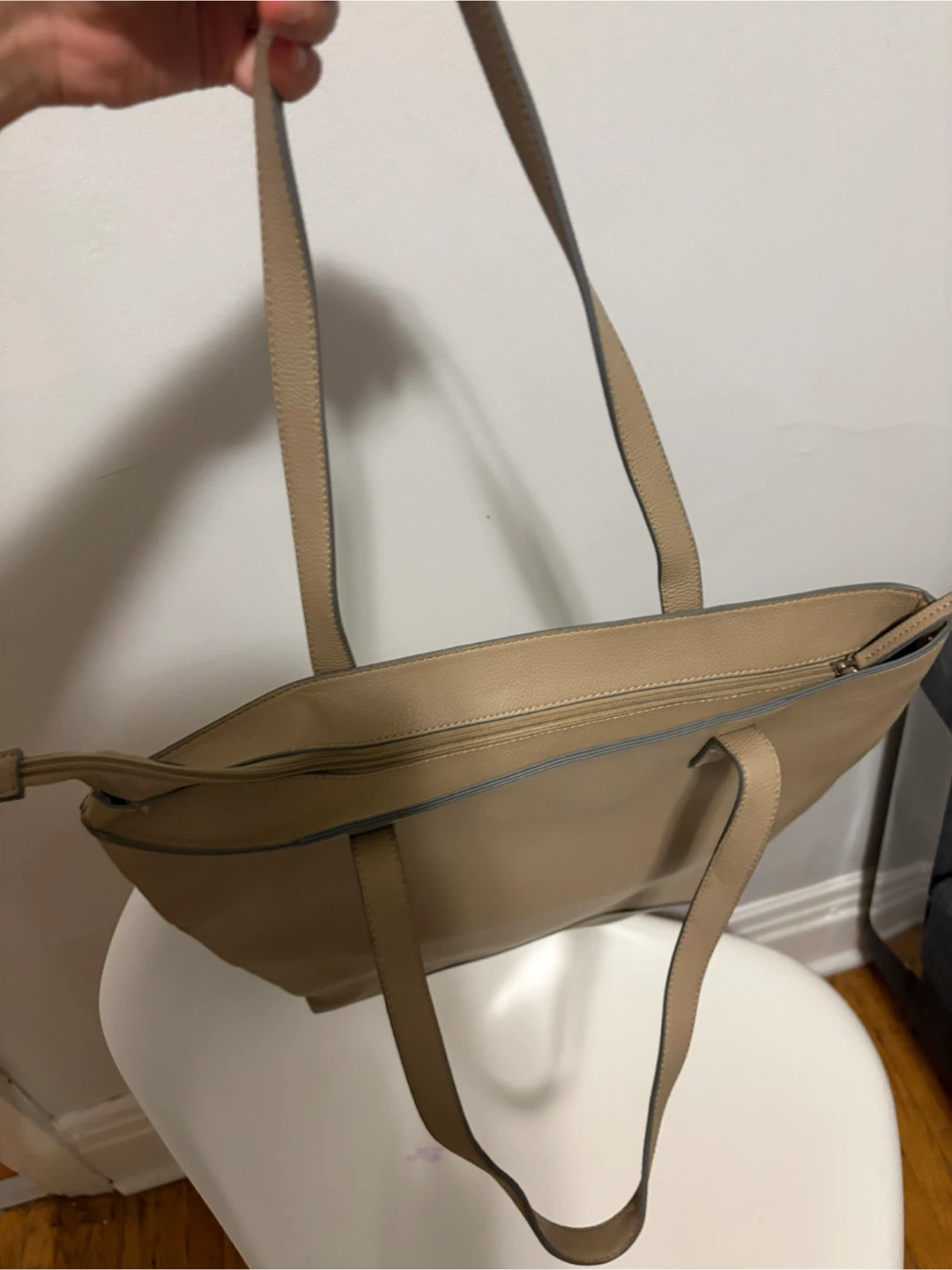Roots 73 Tan Faux Leather Tote Bag - photo 4