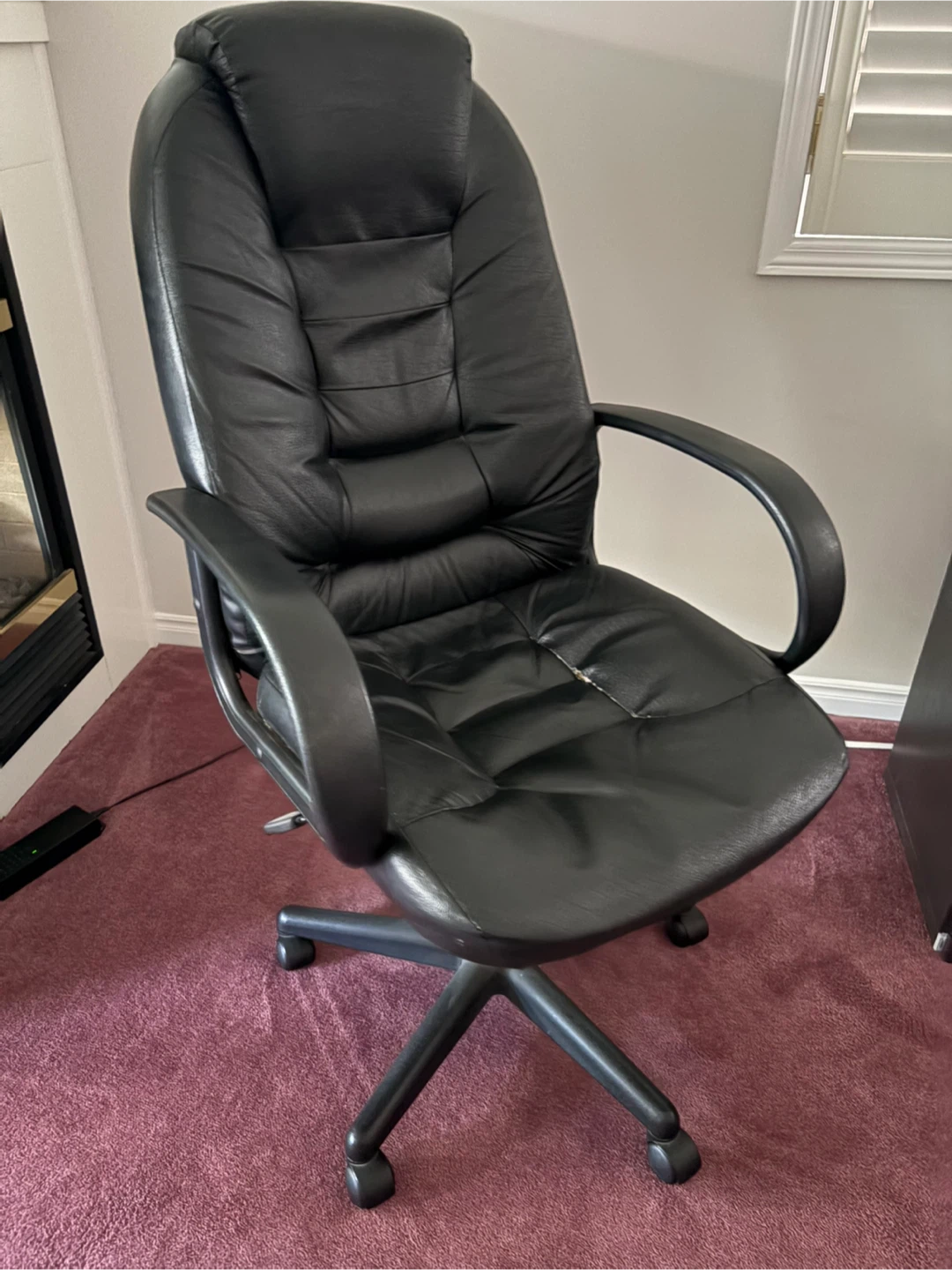 Computer Desk with Hutch and Shelving /office chair combo - photo 3