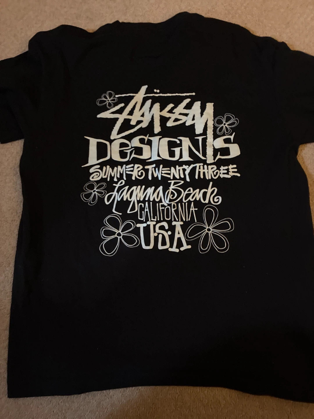 Stüssy Black Summer Twenty Three T-Shirt - photo 2