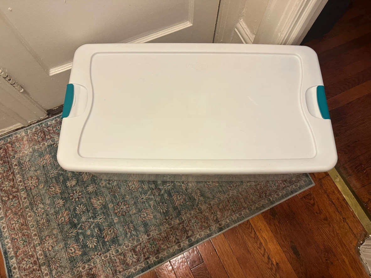Sterilite 106 Qt Latching Storage Box - White - photo 2