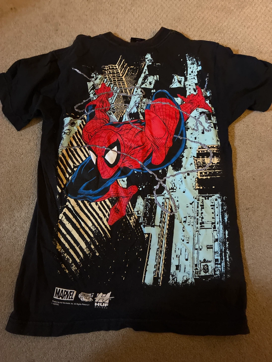 HUF x Marvel Spider-Man Graphic T-Shirt