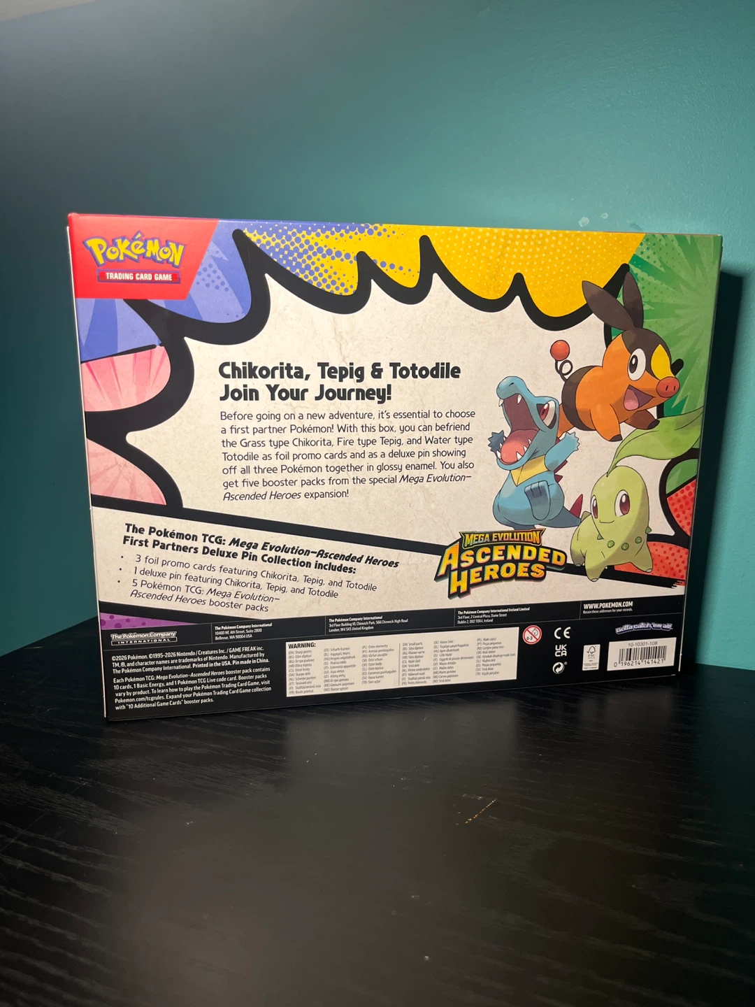 Pokémon Mega Evolution Ascended Hero’s Deluxe Pin Collection - photo 2