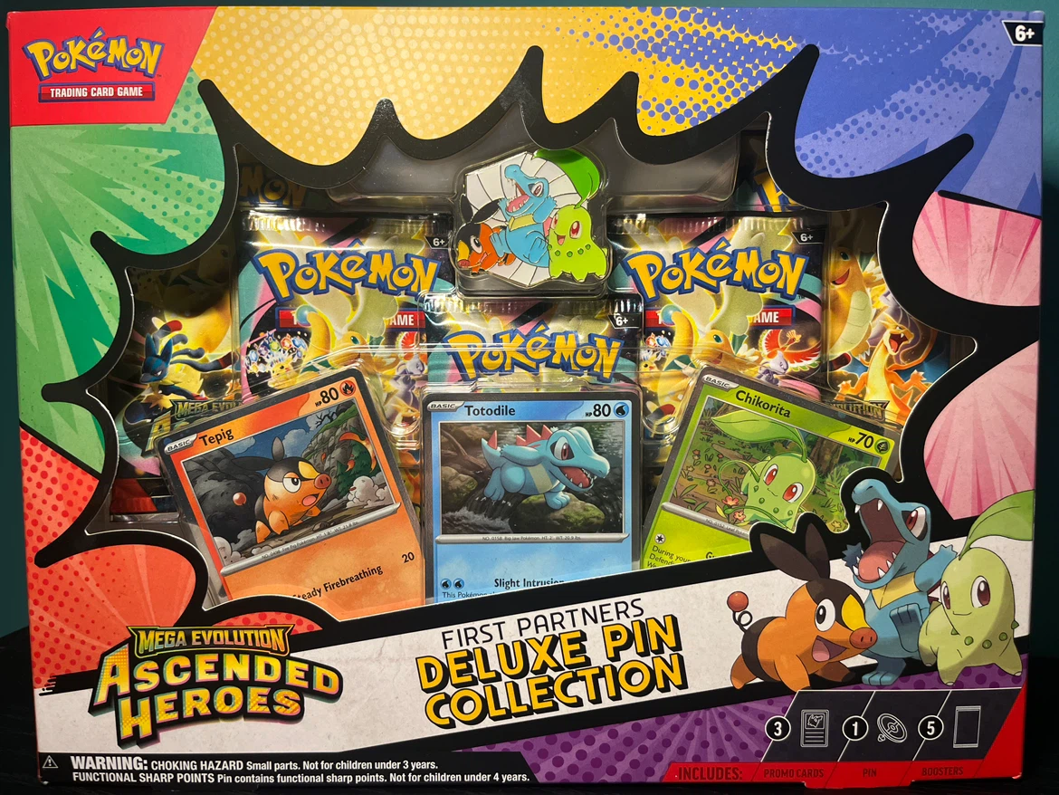Pokémon Mega Evolution Ascended Hero’s Deluxe Pin Collection - photo 5