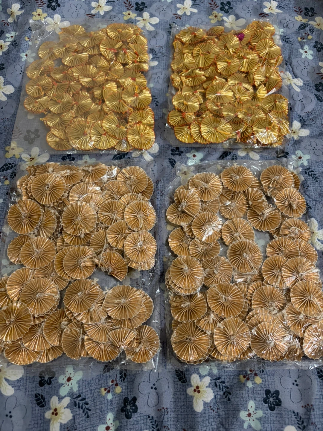 Gold Decorative Rosettes-$15 for one packet