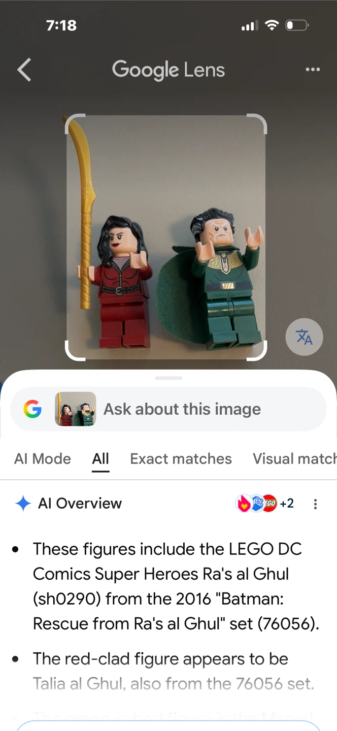 LEGO Ra’s al Ghul minifigs (2) only - photo 2