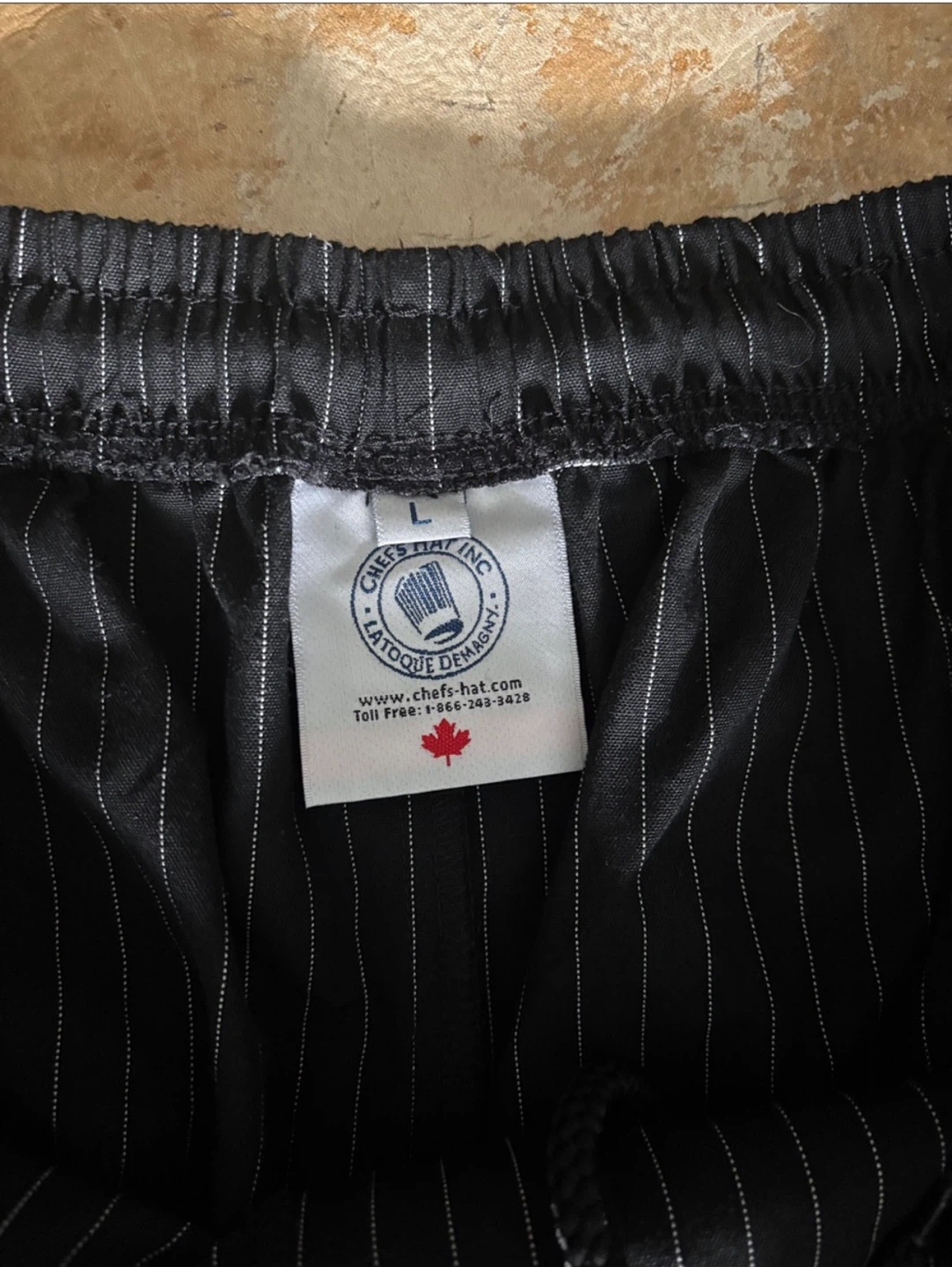 Chefs Hat Black Pinstripe Pants - photo 4