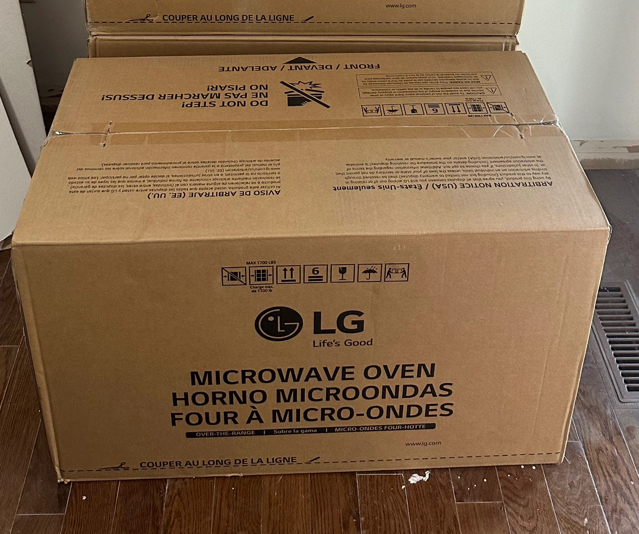 LG Over-the-Range Microwave LMV1751ST Stainless Steel 50.87 qt.