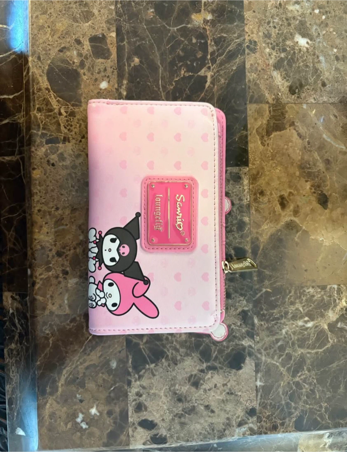 Sanrio Kuromi and My Melody Pink Wallet - photo 3