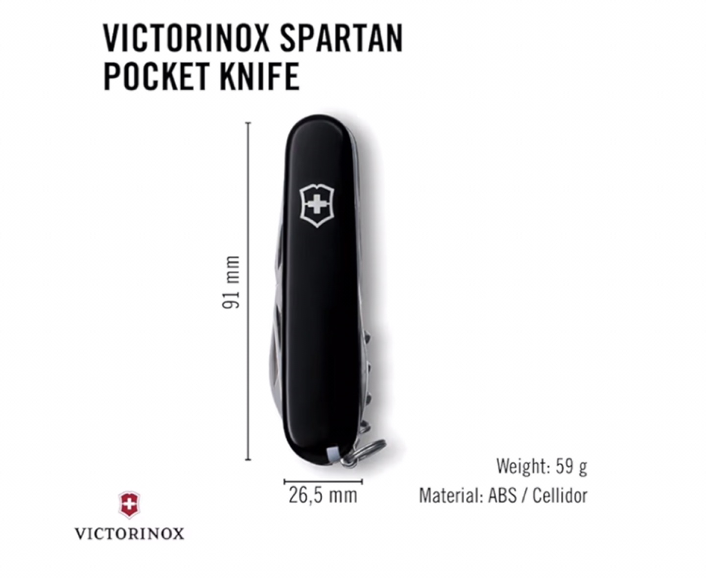 Victorinox Spartan Pocket Knife - Black - photo 2