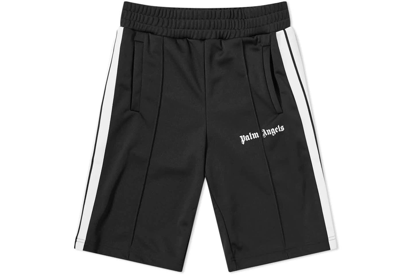 Palm Angels Black Track Shorts