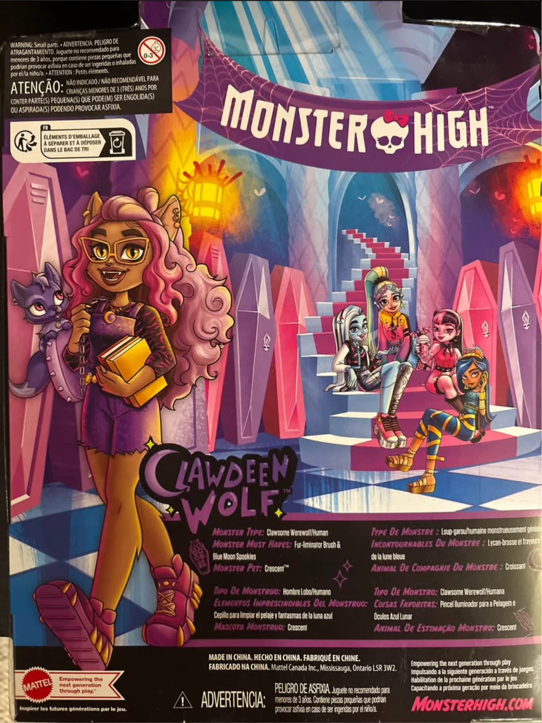 Monster High Clawdeen Wolf Doll - photo 2