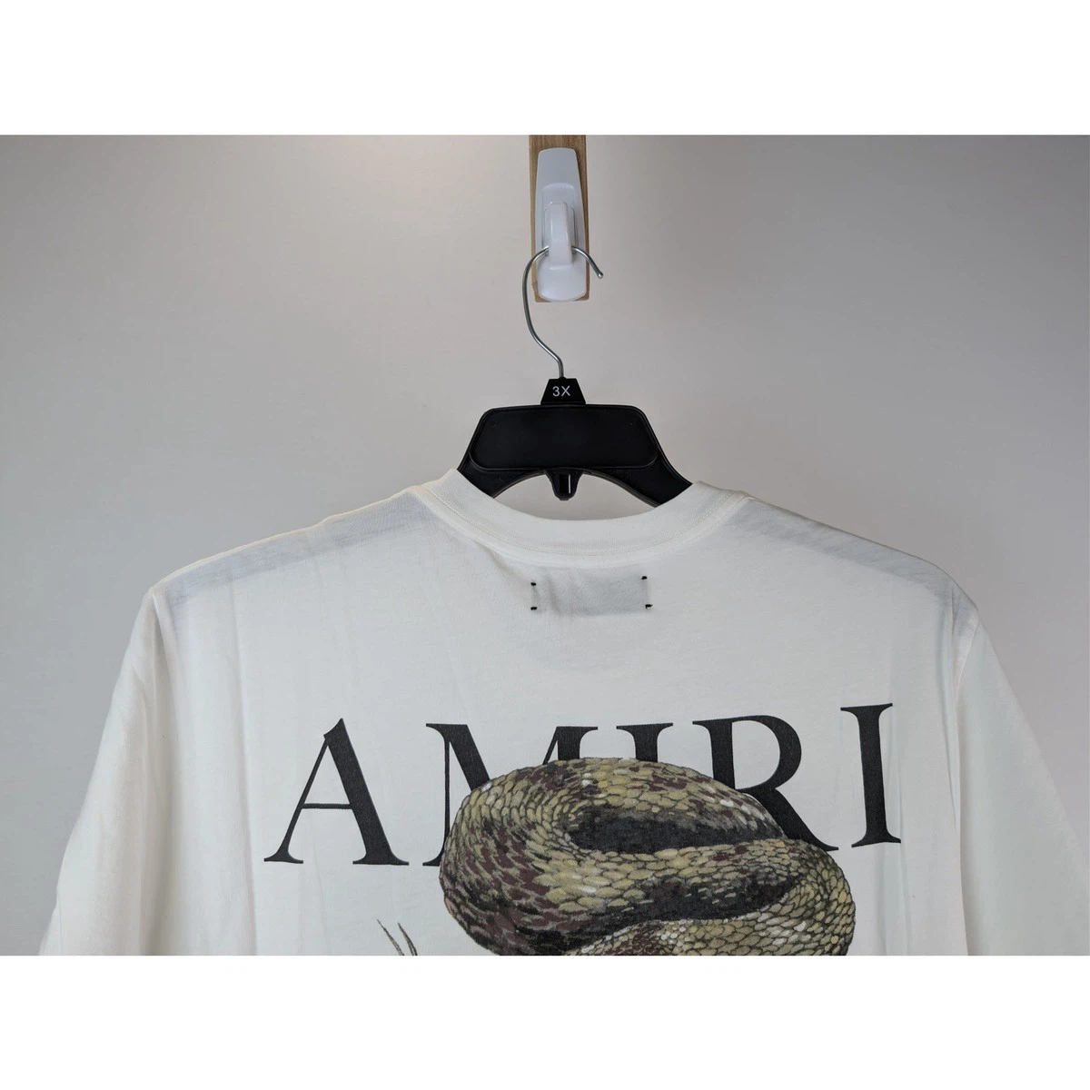 Amiri White Snake Graphic T-Shirt - photo 3