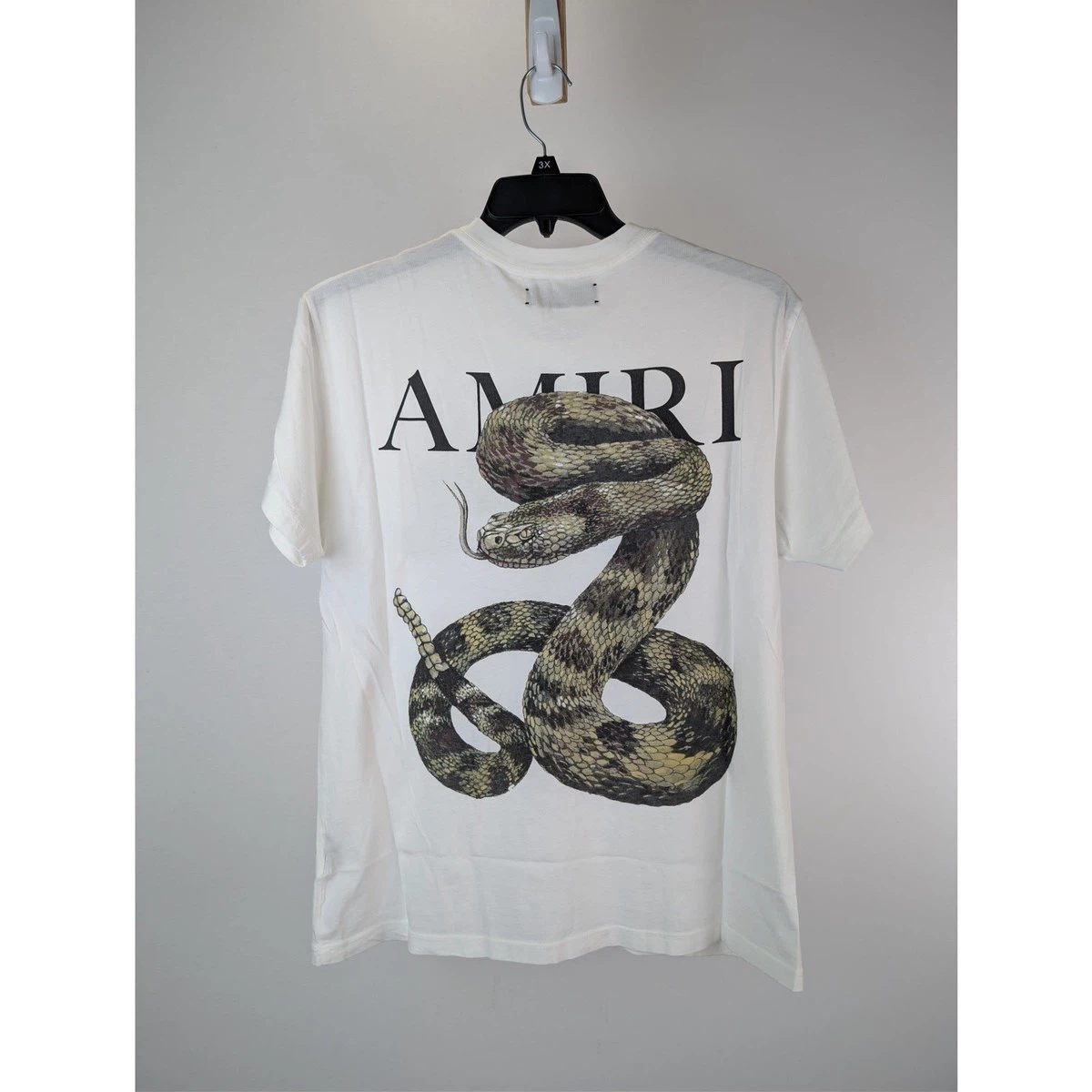 Amiri White Snake Graphic T-Shirt - photo 2