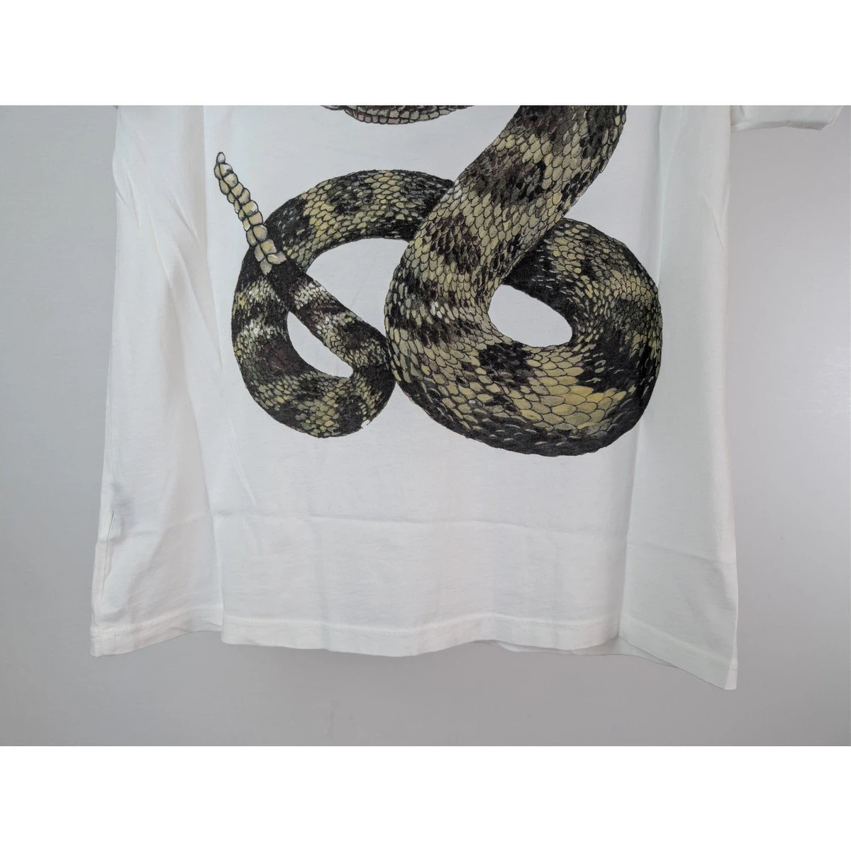 Amiri White Snake Graphic T-Shirt - photo 4