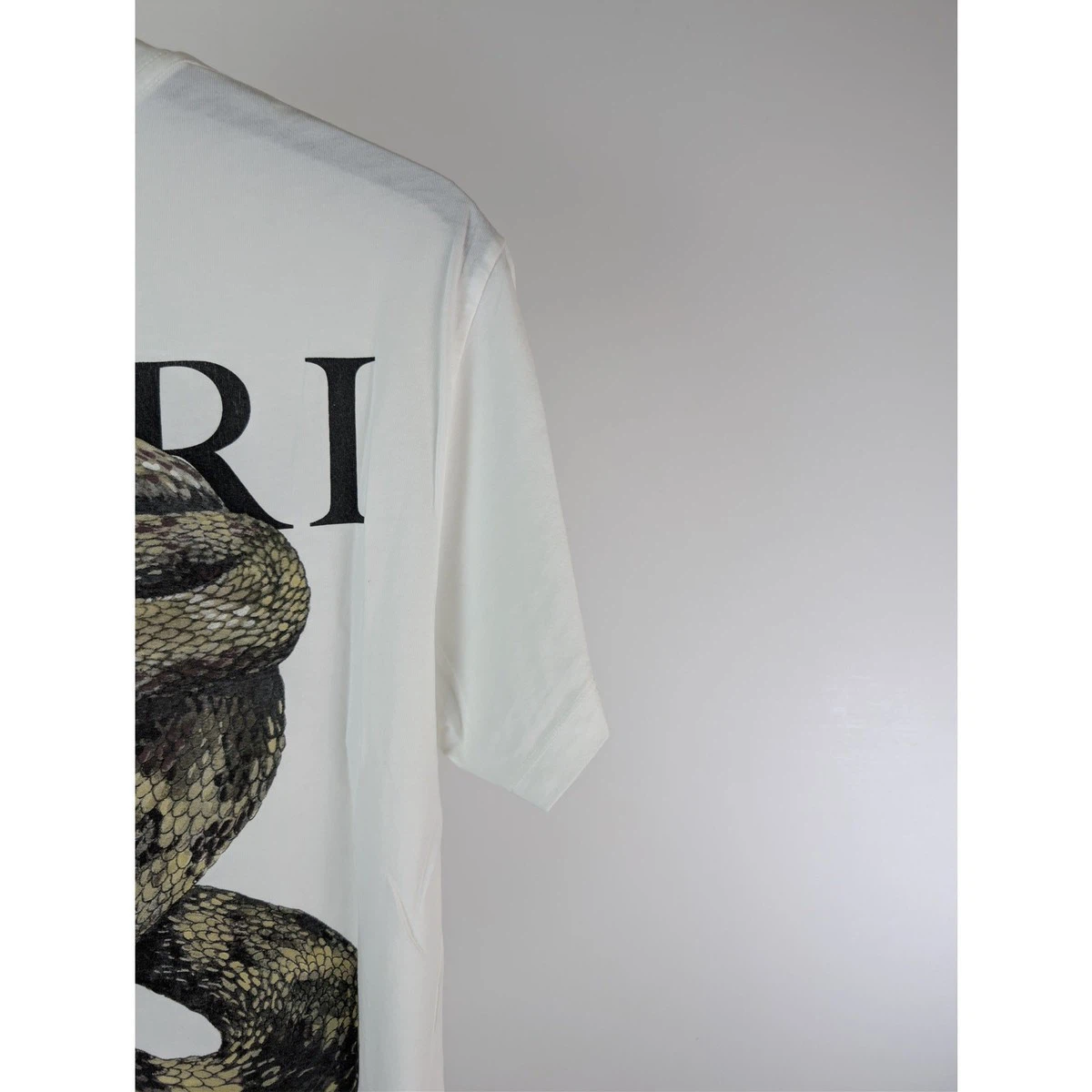 Amiri White Snake Graphic T-Shirt - photo 5