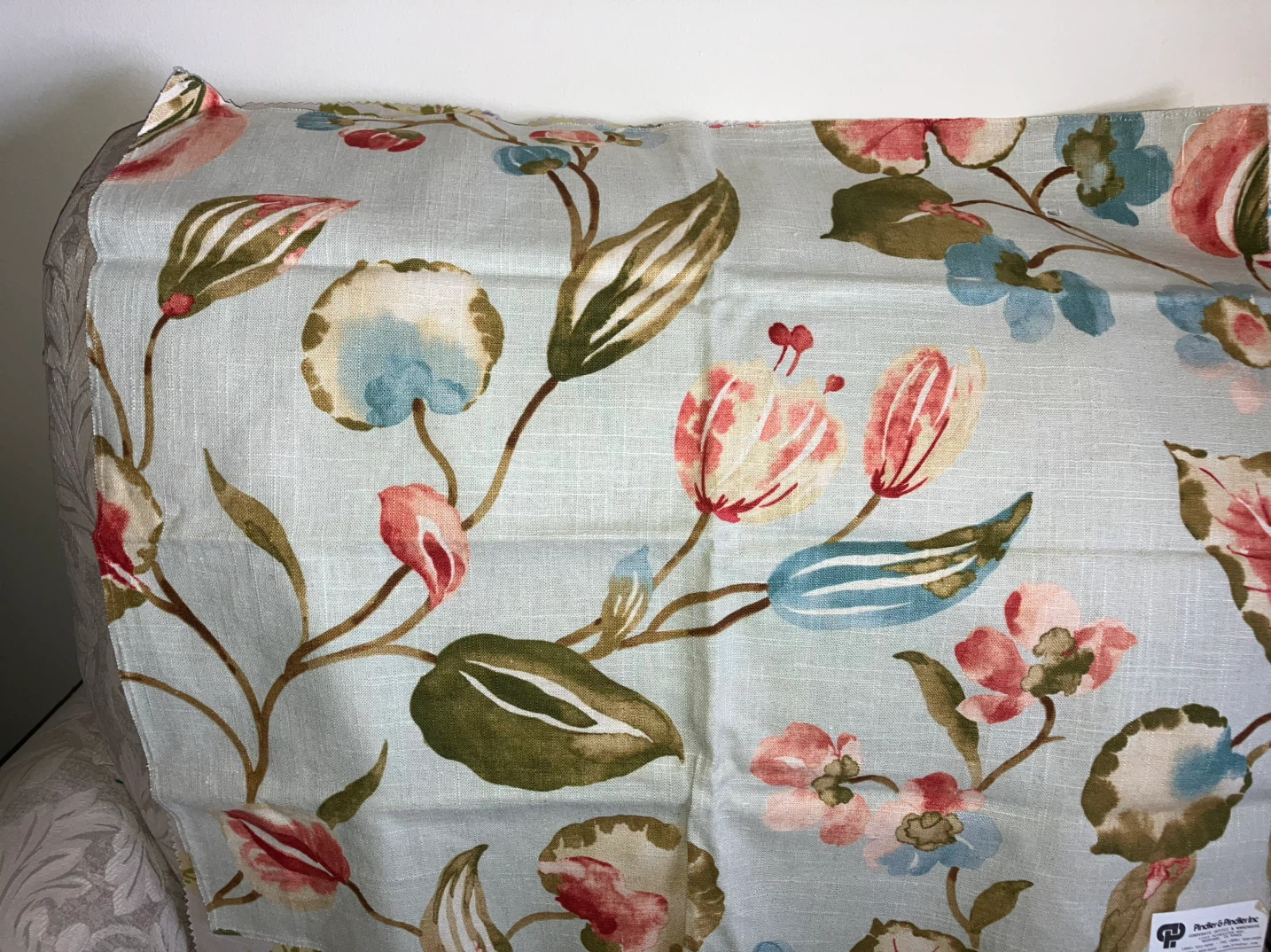 Pindler Floral Fabric Remnants-67x59 cm (price of Each, has 3) - photo 2