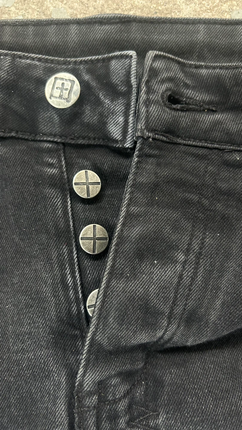 Ksubi Black Distressed Jeans - photo 3