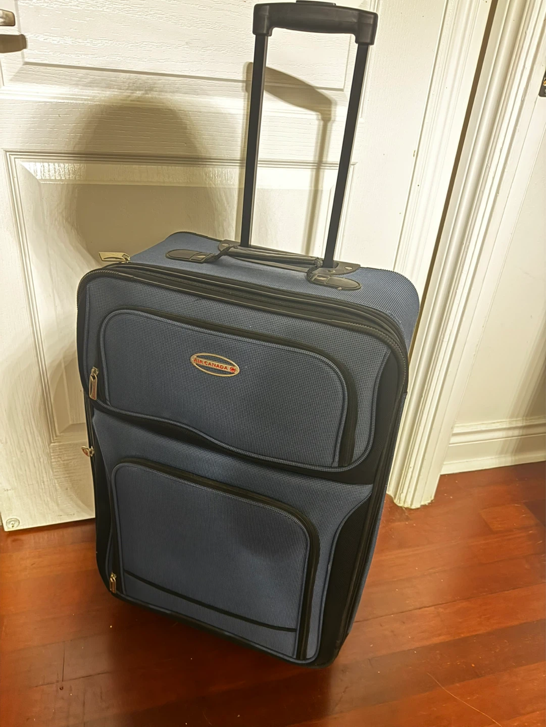 Blue Rolling Suitcase with Telescopic Handle - photo 2