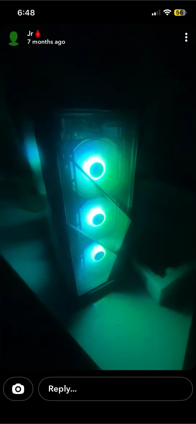 Gaming PC Case with RGB Fans