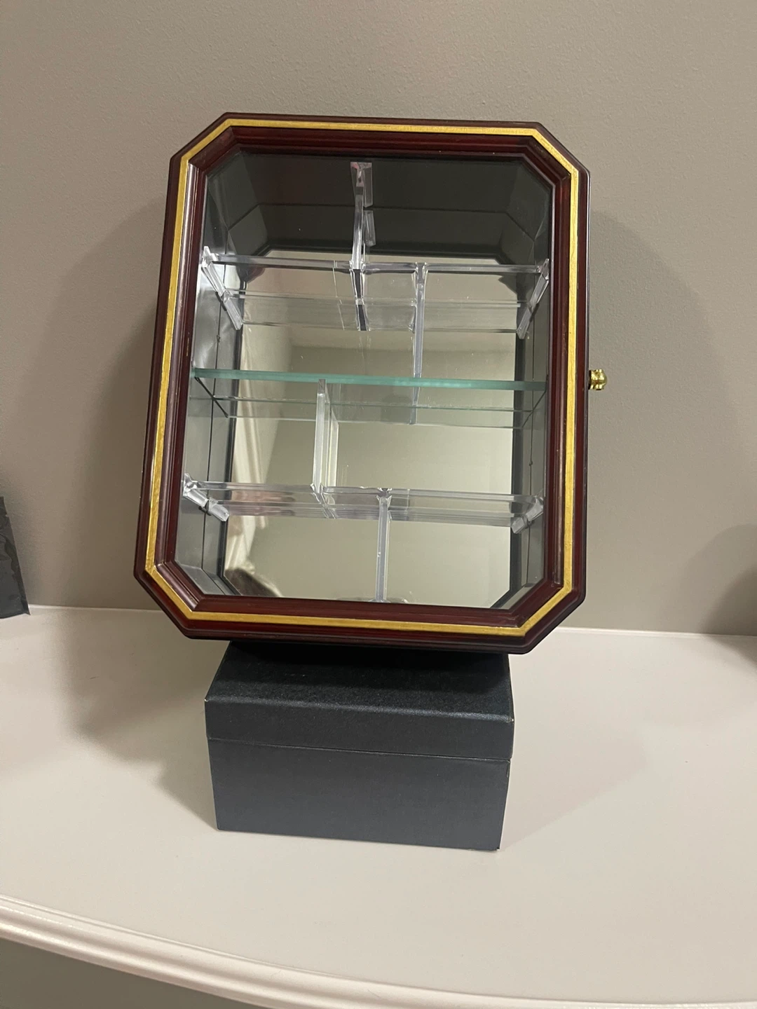 Wooden Display Cabinet with Glass Doors - photo 3
