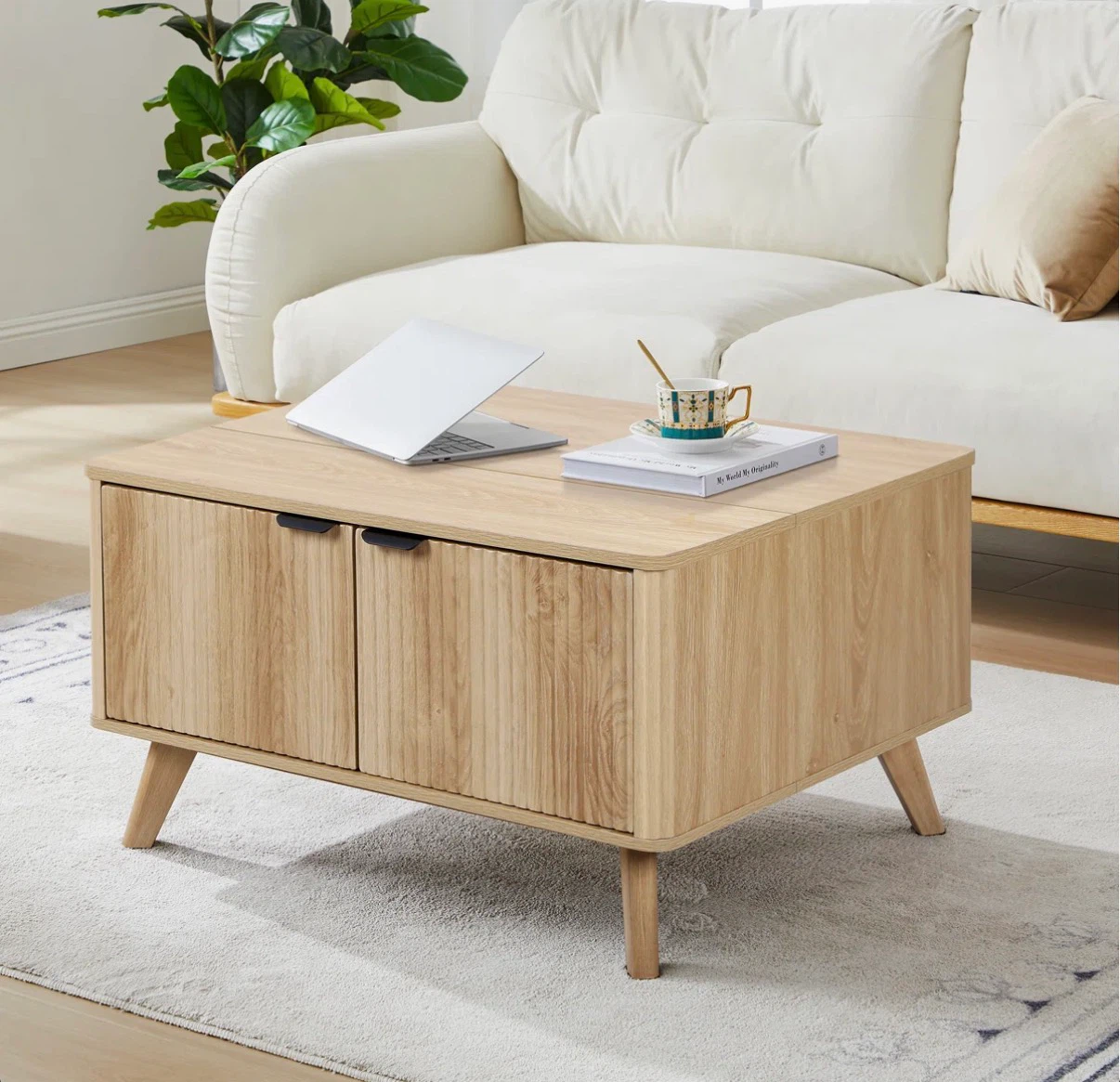 Lift Top Coffee Table With Storage (unboxed) - photo 3