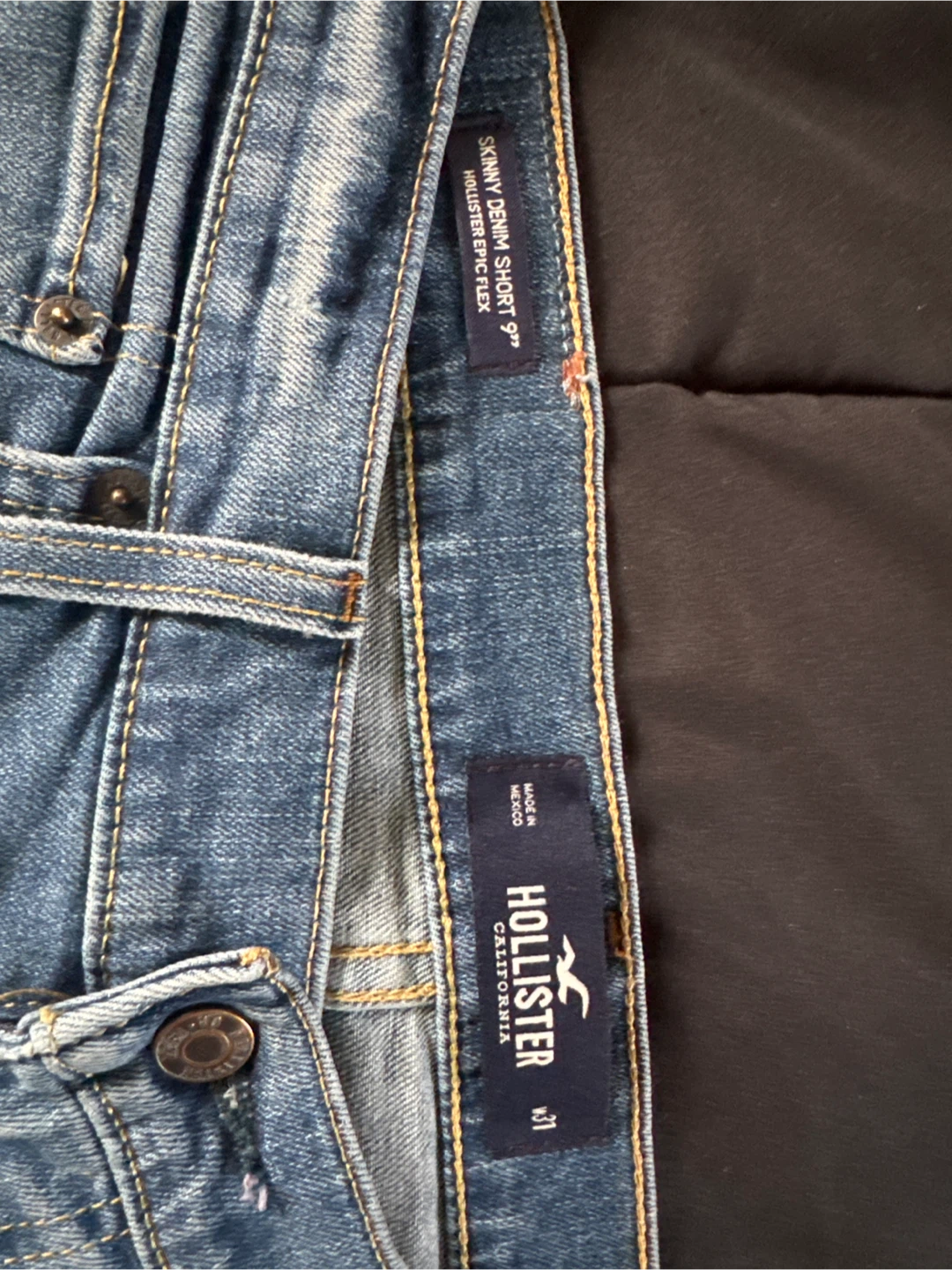 Hollister Skinny Denim Shorts 9"men’s - photo 2