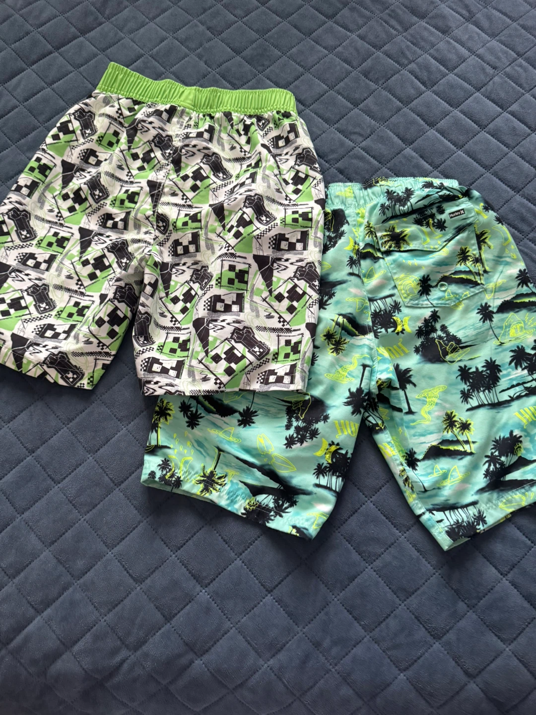 Minecraft & Hurley Kids Swim Trunks - L/G & 10/12 - photo 4