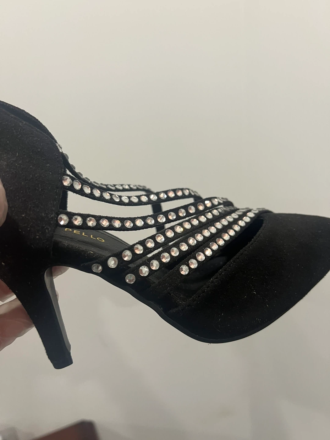 Pellon Black Embellished Heels - photo 2
