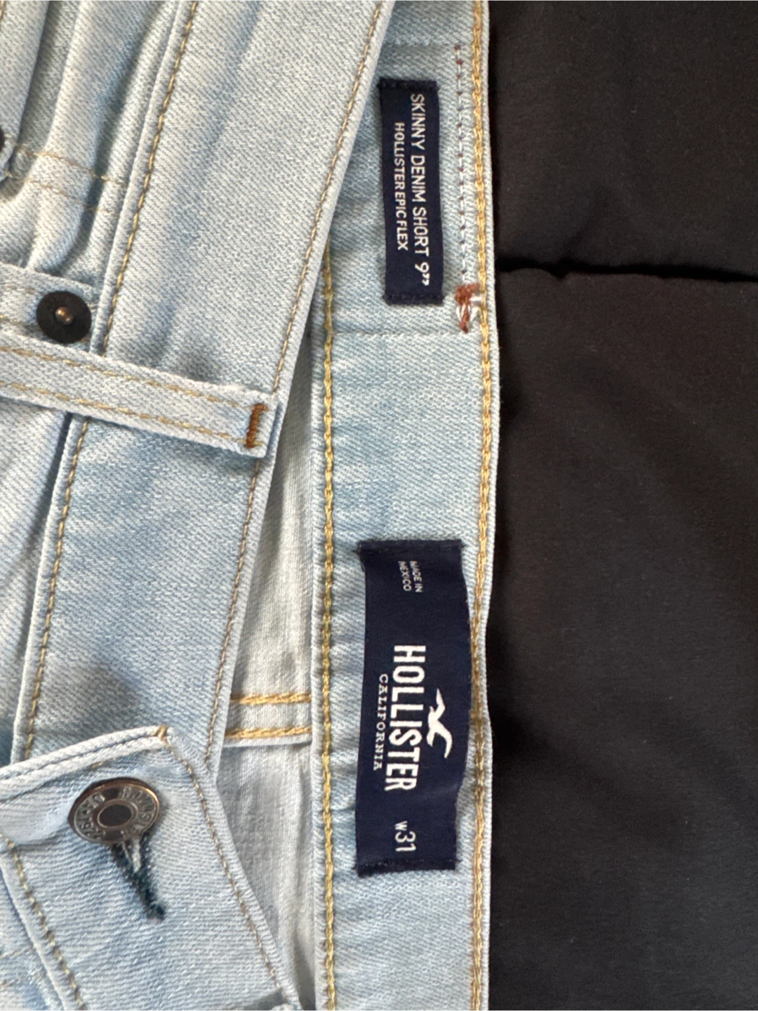 Hollister Skinny Denim Shorts Size 31 men’s - photo 2