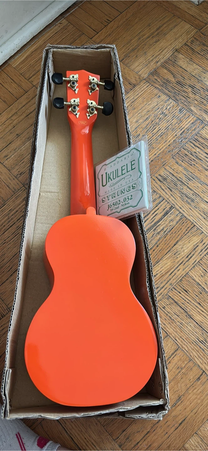 Mahalo Rainbow Series Soprano Ukulele with Bag - Orange - photo 4