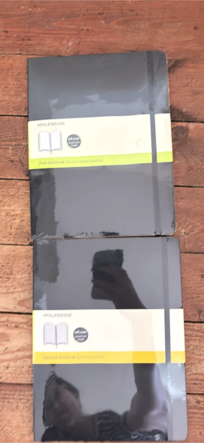 Moleskine Plain and Squared Notebooks