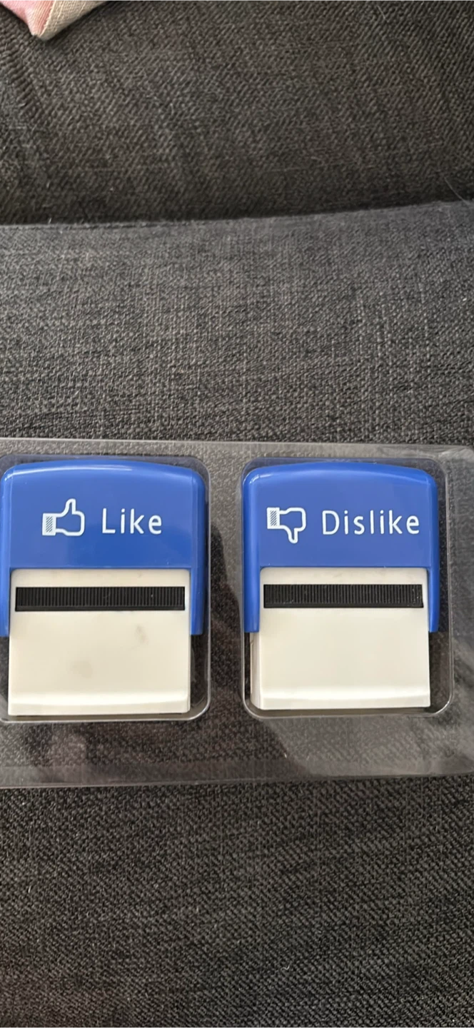 Like and Dislike Rubber ink Stamps