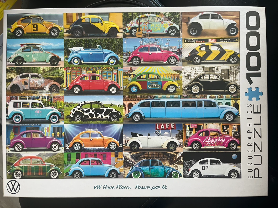 Eurographics 1000 Piece VW Gone Places Puzzle