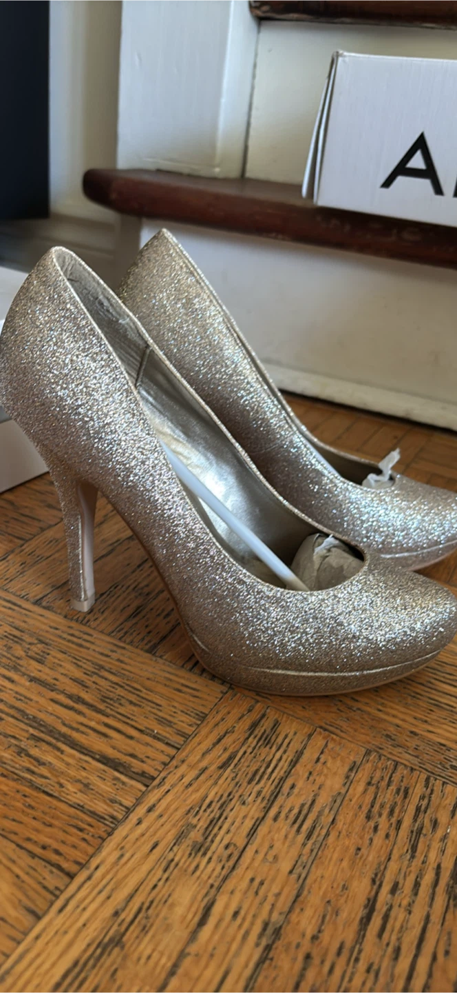 Call It Spring Glitter Heels - Size 7 - photo 3