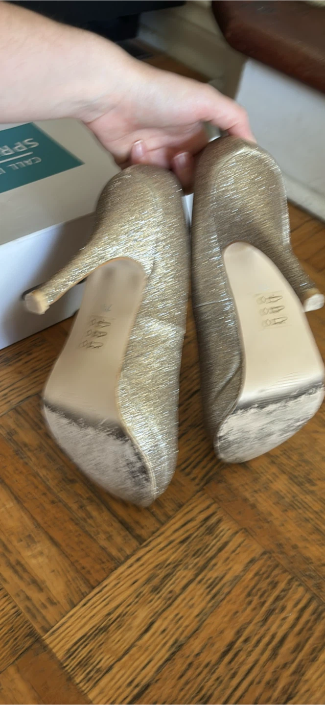 Call It Spring Glitter Heels - Size 7 - photo 4