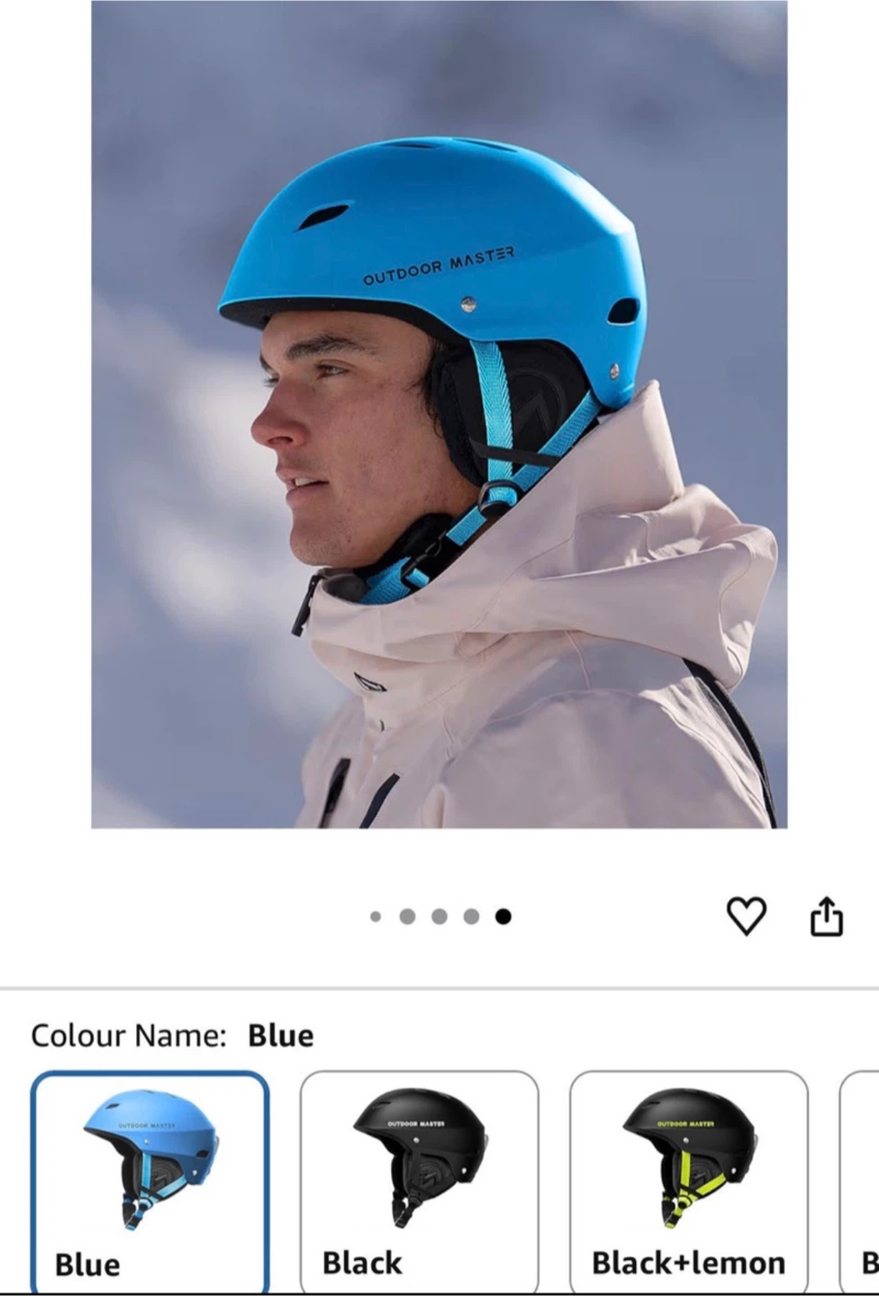 OutdoorMaster Kelvin Ski Helmet - Blue